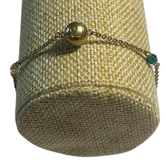 BNWOT Authentic Swarovski Remix Collection Gold Tone Plated Pop Strand Bracelet - Picture 2 of 8